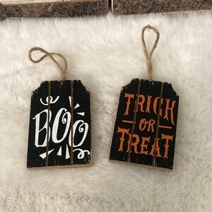 Distressed Halloween Wooden Tags